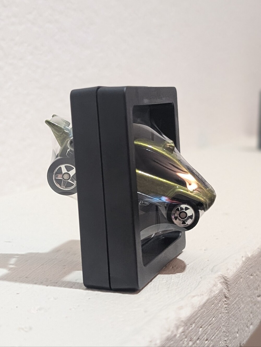 Black Foldable Protective Floating Display Frame - Picture 3 of 5